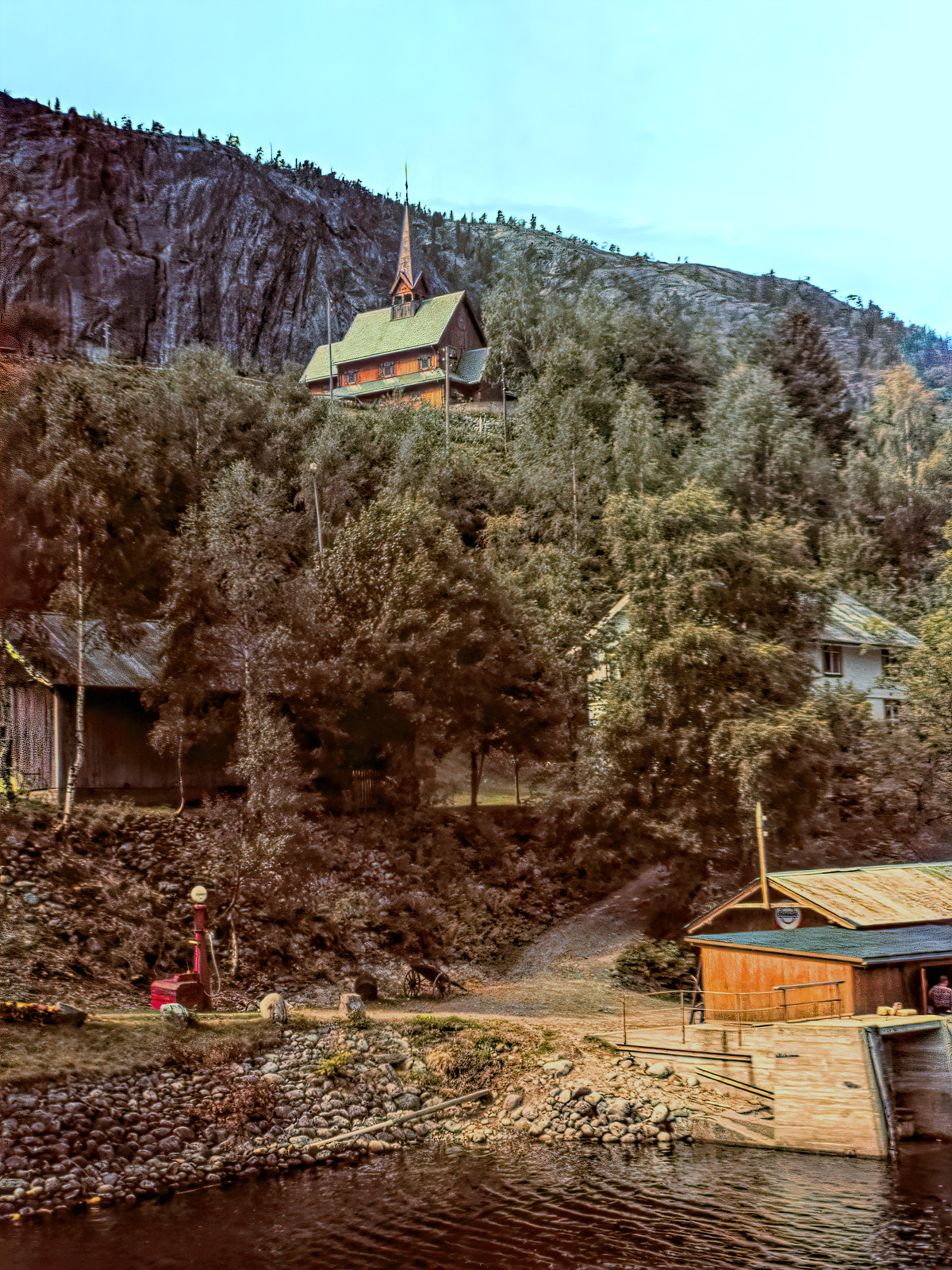 Fjågesund bryggje ca. 1950