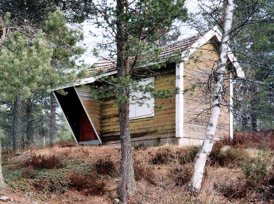 Den gamle vegbrakka vart nytta som kiosk dei fyrste åra.